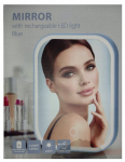 Meigipeegel Koos Led-Valgustusega Seisab 44
