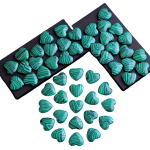 1tk/8tk/15tk Kristall Malahhiit Armastuse S&uuml;dame Kivi Kingitused Naistele, 1 vnt