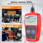 x MS309 CAN OBDII diagnostikat&ouml;&ouml;riist OBD2 skanner &ndash; kontrollmootori tule skannimise t&ouml;&ouml;riist (punane)