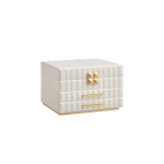Ehtekarp, Songmics Home Anah, 21,5 x 24 x 15,8 cm, pilvevalge