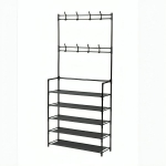 Livit riidestange, must, 168x65x25 cm
