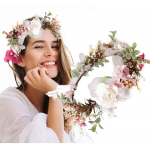 Garland peapael BOHO lilled W106