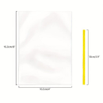 200tk L&auml;bipaistev Tsellofaan Kotid, Kuldne Sidemed, 7,62&times;10,16 cm/200 tablečių