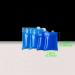 100tk Mini Ziplock Kotid: Ehete ja Muude V&auml;ikeste Asjade Hoiustamiseks!, 3*4cm【raudona】