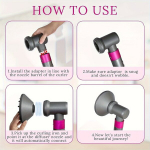 Dyson &Uuml;hilduv 2tk Difuuser ja Adapter Airwrap Lokitangid Tarvikud Muundamise Difuuser.