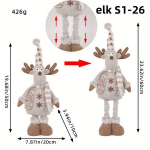 J&otilde;ulud Armas Reguleeritav Jalgadega Nuku Kaunistus Ornamendid, Smailia skrybėlė Elnio stiliaus