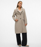 Vero Moda naiste mantel 10320531*02, tumebeež/silv 5715672441772