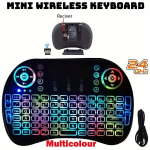 I8 Jooksev Hobune Mini Klaviatuur Hiir 2.4GHz Juhtmevaba Puuteplaadiga.