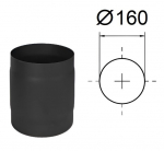 Nippel - -. Must metall 2 mm. D-160 mm.