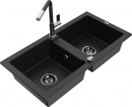 Graniidist k&ouml;&ouml;givalamu Mexen Mario koos segisti ja sifooniga, Black+Black/Chrome