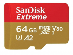 M&auml;lukaart Atmiņas karte Sandisk Extreme 64GB MicroSDXC