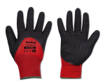 Apsauginės darbo pir&scaron;tinės Bradas PERFECT GRIP RED FULL, 10 dydis, 6 vnt.