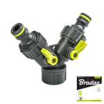 Kraaniadapter 3/4" ventiilidega Bradas LIME LINE