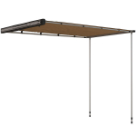 Tentas karavanui, automobilinė stogo markizė - chaki 1,6 x 2,5 m, Chaki spalvos