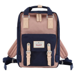 Himawari 188L 14'' laptop backpack (navy blue and pink) 188L-54