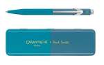 Pliiats Caran d'Ache 849 Paul Smith Cyan Blue & Steel Blue