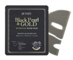Hydrogelinė Veido Kaukė PETITFEE Black Pearl & Gold Hydrogel Mask Pack, 32 g, 1 vnt, 0