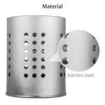 K&ouml;&ouml;git&ouml;&ouml;riistad, K&ouml;&ouml;giriistade hoidik &ndash; Korralduskonteiner | Lusikate, s&ouml;&ouml;gipulkade, kahvlite ja nugade hoidla | T&uuml;hjendusrest | Hoiab t&ouml;&ouml;pinna puhtana | Ruumis&auml;&auml;stlik disain | Lihtne juurdep&auml;&auml;s