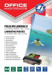 Lamineerimiskile A4 2x125mk, 100 lehte