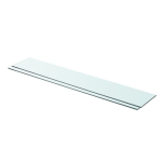vidaXL riiulid 2 klaasist paneeli 90 x 15 cm
