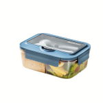 1tk L&otilde;unas&ouml;&ouml;gikarp, Kaasaskantav Jagatud Bento Karbik, 1400ml., Mėlyna