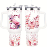 40OZ T&auml;hestik Lilled Tumbler Kaasiga, Kingitus Naistele, S