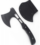 Taktikaline matkas kirves puidust k&auml;epidemega, 265 mm