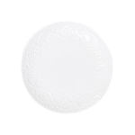 Dessertitaldrik | SYLIA | valge ornamentidega | 21 cm | 844015