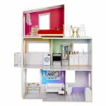 Rainbow High Townhouse - Wooden house 3 floors and 6 rooms - Functional elevator and mobile furniture