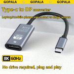 Gopala USB-C to DisplayPort Kaabel, Thunderbolt &Uuml;hilduv.