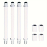 4 Komplekti 11.99cm Sirge Toru Lambivarsi Komplekt M10 Kuldne Lambivarsi Varuosad Asenduseks