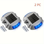 2/6tk P&auml;ikese LED Terrassituled - Veekindel, Tugev Alumiinium , Mėlyna