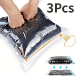 Ruumi kokkuhoidvad reisikottide tihenduskotid - ilma tolmuimeja v&otilde;i pumbata. , 3vnt