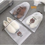 5tk L&auml;bipaistev Jalatsikottide Komplekt T&otilde;mbekinnitusega Matkatarvik.