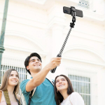 Kaasaskantav Nutitelefoni Statiiv 111.76 Cm Juhtmevaba Puldiga