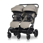 Kaksikute jalutusk&auml;ru Easy Go Echo, Savana beige