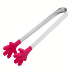 1tk Silikoon Mini K&ouml;&ouml;gitangid, 12.7cm K&auml;ekujuline., Raudona rožė