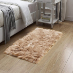 1tk Khaki Karvane Ala Vaip, &Uuml;lipehme Paks Vaip, 60 * 90 cm / 23 colių * 35 colių