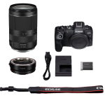 Canon EOS R8 + RF 24-240mm f/4-6.3 IS USM + EF-EOS R