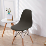 1tk Elastne Piimakiudriie Eames Toolikate &Uuml;hev&auml;rviline Veekindel Kattekiht Pulmadeks S&ouml;&ouml;gituba Kontor Peokate., Vidutinė pilka