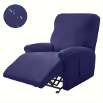 4tk Veekindel Piimakiust Diivanikate Komplekt Taskuga, 08#Navy Blue