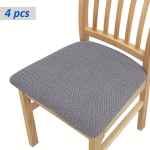 4/6 tk Kootud Tvilimustriga Toolikate Elastne S&ouml;&ouml;gitoolkate Hotel Kodu Dekoor., Džentelmenas Grėjus