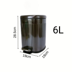 Pr&uuml;gikast, roostevaba teras, 6L