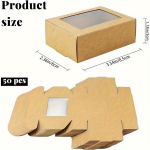mini paberkastid, 50 tk, Juoda 50vnt