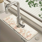 Premium P&otilde;hjamaa Punane Paju Kraanikausi Matt - Veekindel, Kiirkuivav Libisemisvastase Alusega K&ouml;&ouml;ki & Vannituppa, 10cm*38cm