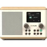 Raadio digitaalne - PURE - Classic H4 - Valge puuvill/ tamm