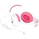 Juhtmega m&auml;nguri peakomplekt - KONIX - Hello Kitty - Mikrofon - 1,5 m kaabel - 3,5 mm jack