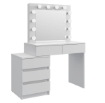 Tualettlaud Adele 12 LED White, valge
