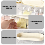 Kummut, kapid, k&ouml;&ouml;gi maitseainekarp &ndash; seinale paigaldatav integreeritud komplekt majapidamiste maitseainete jaoks, nagu MSG ja sool, valge