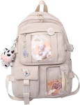 Benobby kids Kawaii Girl armas seljakott Armas esteetiline seljakott kooli jaoks (beež, &uuml;ks suurus), Drf-1287